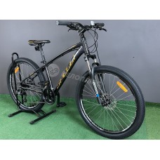 Велосипед 26" Spelli SX-2700 2025 темно-серый с желтым