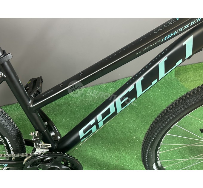 Велосипед 26" Spelli SX-2000 LADY 2025 чорно-м`ятний