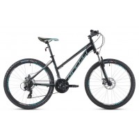 Велосипед 26" Spelli SX-2000 LADY 2025 черно-мятный