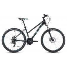 Велосипед 26" Spelli SX-2000 LADY 2025 чорно-м`ятний
