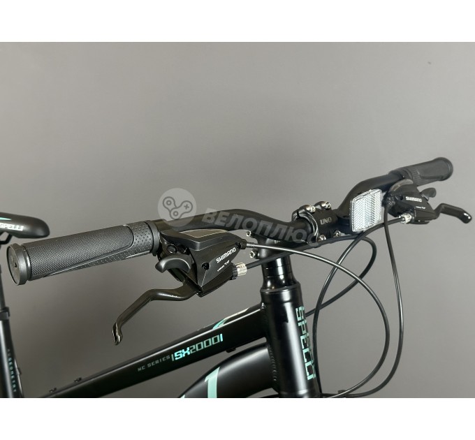 Велосипед 26" Spelli SX-2000 LADY 2025 чорно-м`ятний