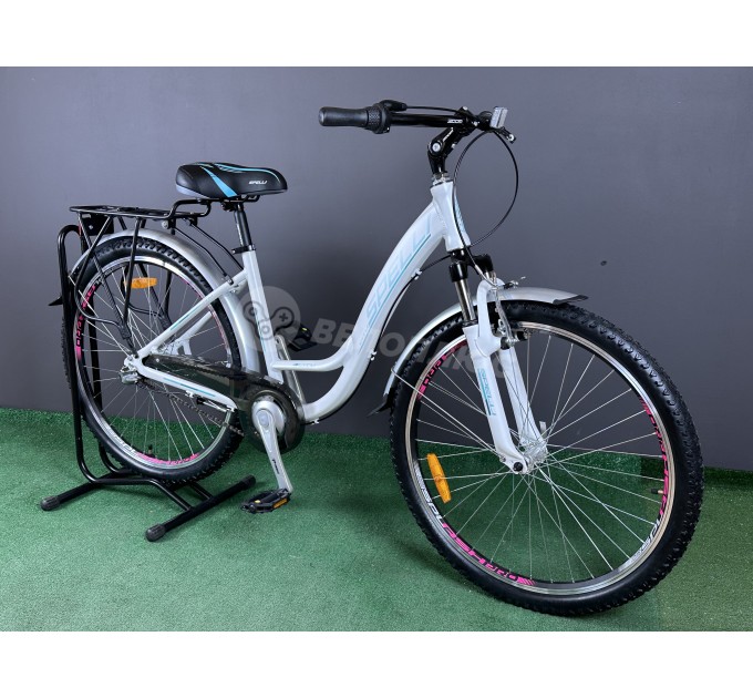 Велосипед 26" Spelli CITY NEXUS 2025 бело-синий