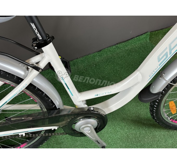 Велосипед 26" Spelli CITY NEXUS 2025 бело-синий