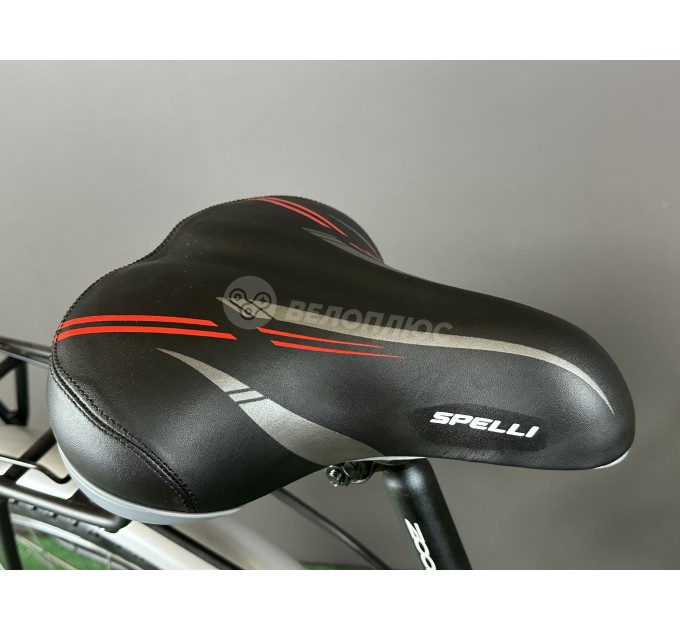 Велосипед 26" Spelli CITY NEXUS 2025 сіро-червоний