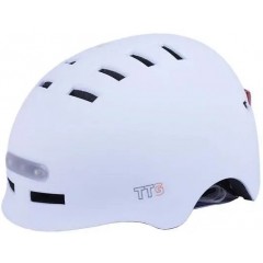 Шолом TTG GTS-H-039 білий з габаритним ліхтарем