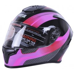 Шолом VIRTUE MD-813 чорний з бузковим