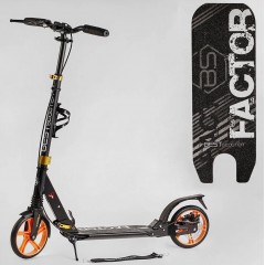 Біговел двоколісний Best Scooter FACTOR чорно-помаранчевий