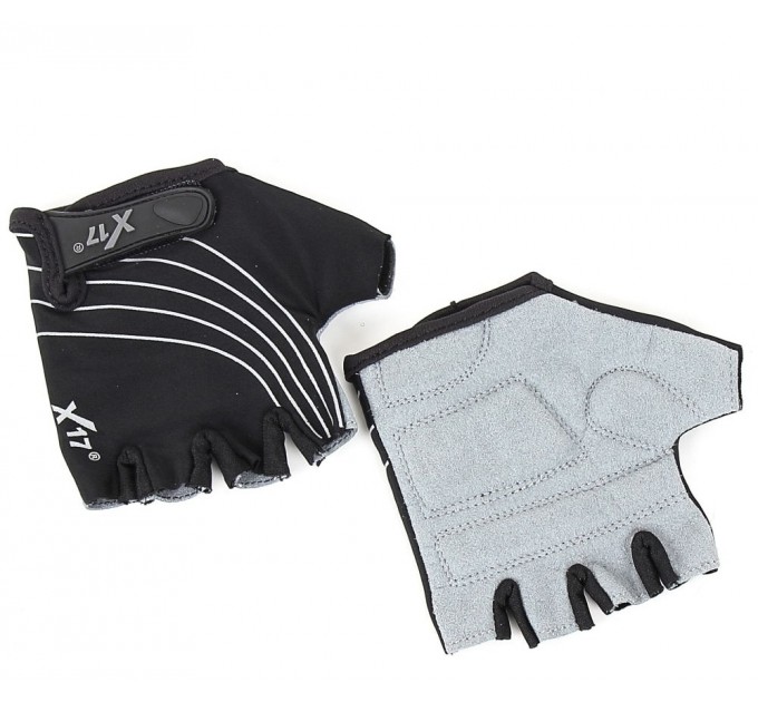 Перчатки X17 XGL-118BK детские, черные, S