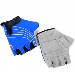 Перчатки X17 XGL-118BL детские, сине-черные, S