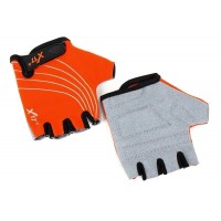 Перчатки X17 XGL-118OR детские, оранжево-черные, S
