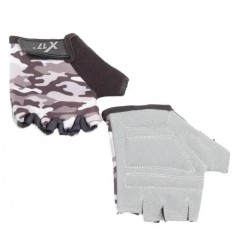 Перчатки X17 XGL-119GR детские, камуфляжно-серые, M