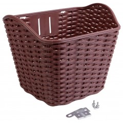 Кошик без стійки 26-28" Pl H340*W260*D270 коричневий з кронштейном