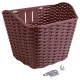 Кошик без стійки 26-28" Pl H340*W260*D270 коричневий з кронштейном Кошик без стійки 26-28" Pl H340*W260*D270 коричневий з кронштейном