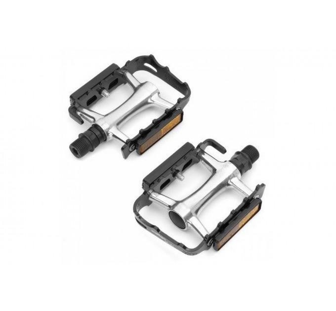 Педали Wellgo M21, алюминий, 100,7x63, шарики, серебристый