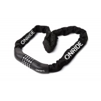 Замок цепной ONRIDE Tie Code 10 4х1000 мм черный