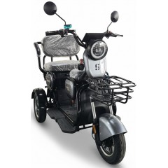 Велосипед триколісний 8" SPACE METEOR 72V 20Ah 1000W 2026 сірий