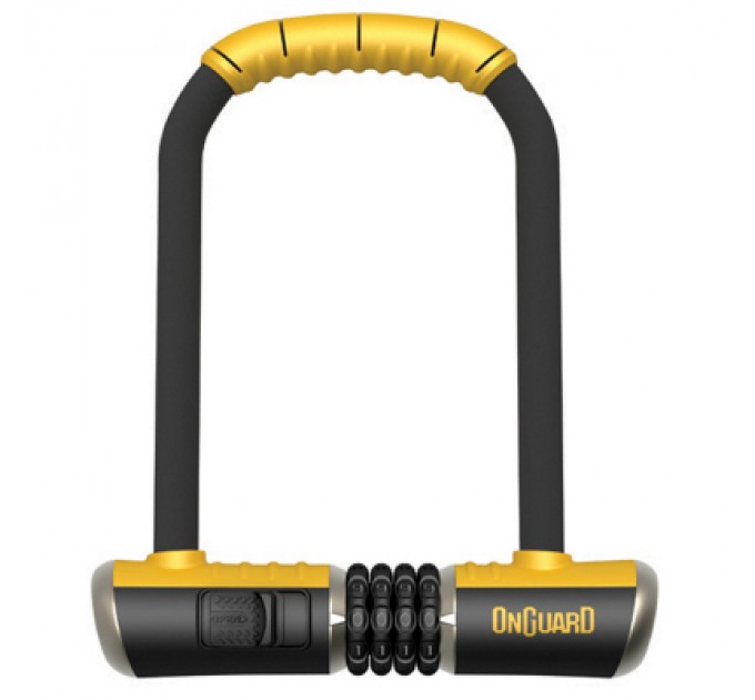 Замок скоба U-lock ONGUARD BULLDOG COMBO STD 115x230 мм, товщина 13мм, поворотні кріплення, чорний