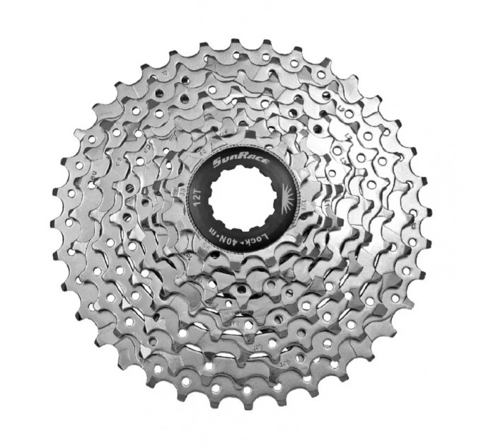 Касета інд. 9-k 11-34T SUN RACE M90 MTB, Zinc