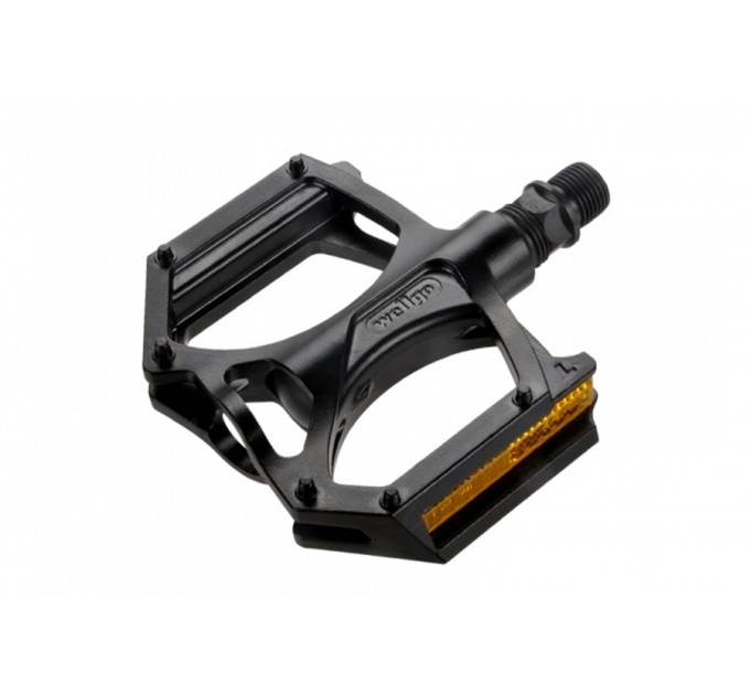 Педали Wellgo M195, алюминий, 100x100, шарики, черный Педали Wellgo M195, алюминий, 100x100, шарики, черный