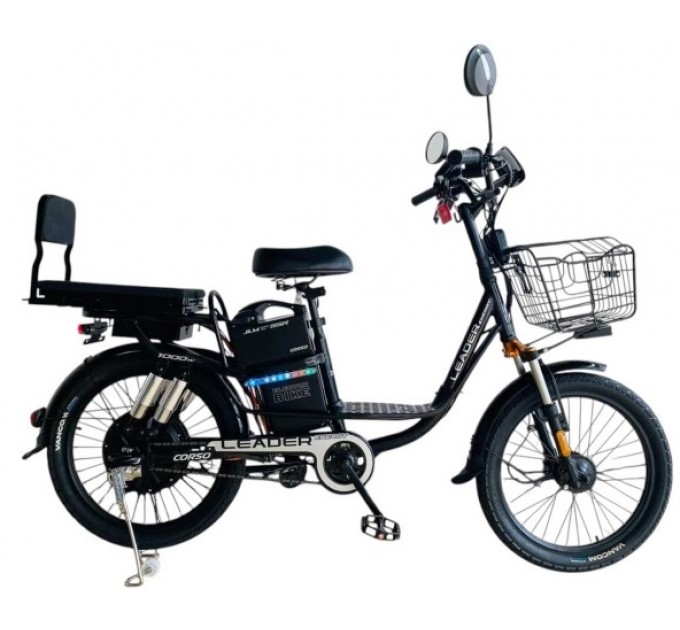 Велосипед ST 22" Corso Leader 60V 26AH 1000W 2026 чорний