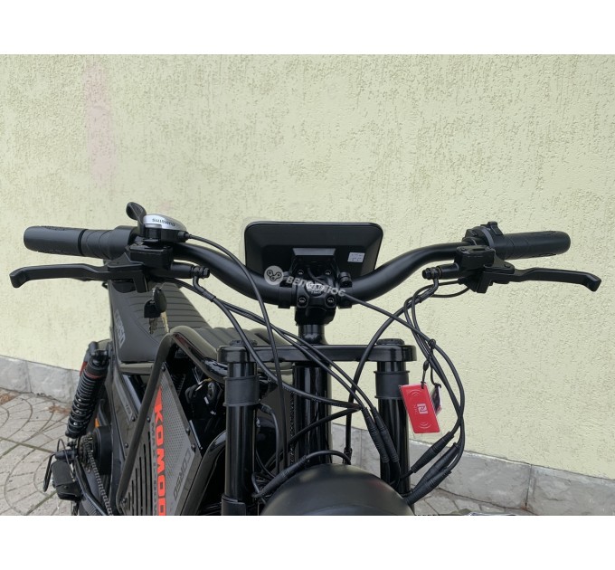 Велосипед ST 20+" Corso KOMODO 60V 21AH 1200W 2026 чорно-червоний
