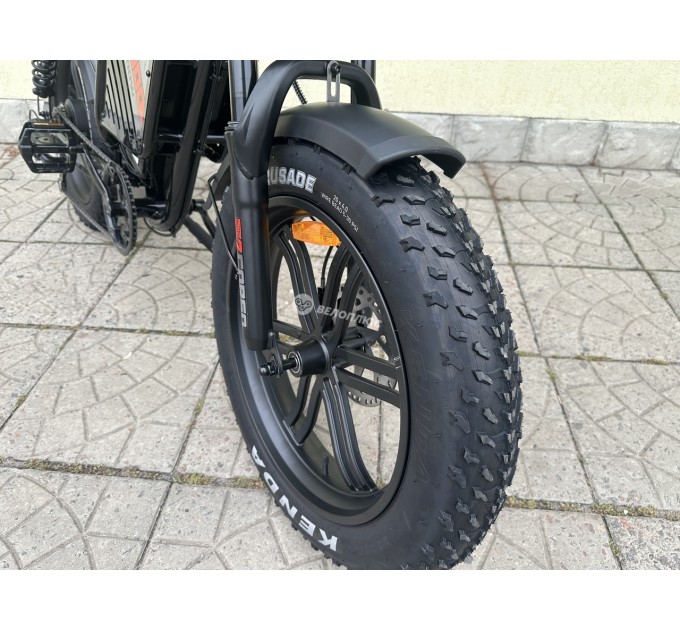 Велосипед ST 20+" Corso KOMODO 60V 21AH 1200W 2026 чорно-червоний