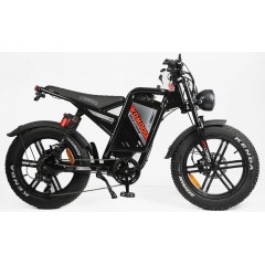 Велосипед ST 20+" Corso KOMODO 60V 21AH 1200W 2026 чорно-червоний