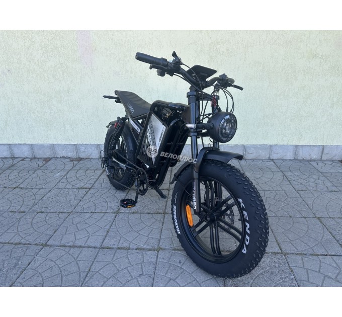 Велосипед ST 20+" Corso KOMODO 60V 21AH 1200W 2026 чорно-сірий