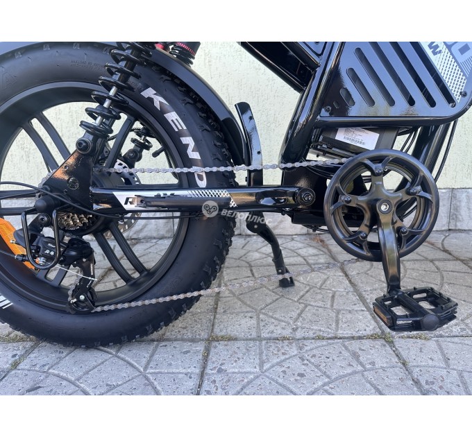 Велосипед ST 20+" Corso KOMODO 60V 21AH 1200W 2026 чорно-сірий