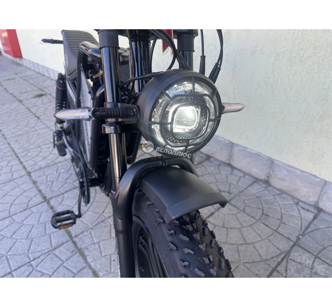 Велосипед ST 20+" Corso KOMODO 60V 21AH 1200W 2026 чорно-сірий