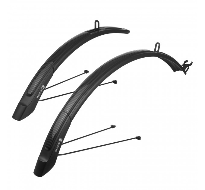 Комплект крил POLISPORT Expander City 26"-28" чорний
