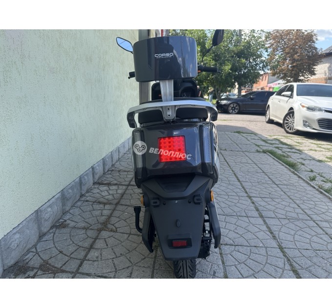 Велосипед ST 12"/10" Corso Kano 72V 30Ah 2000W 2026 графітовий