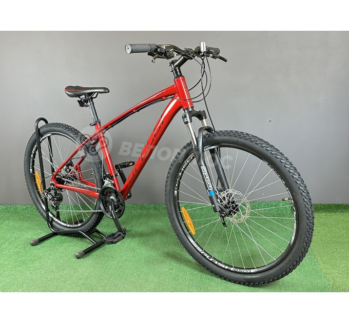 Велосипед 27,5" Spelli SX-2700 2025 красный с черным