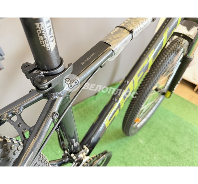 Велосипед 26" Spelli SX-4700 2025 темно-сірий із зеленим