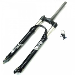 Вилка 29" Suntour SF9-XCM RL 1-1/8" Disk, виносна монетка, чорна