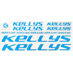 Наклейка Kellys на раму велосипеда, блакитний