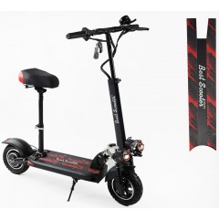 Скутер 10" Best Scooter з сидінням 48V 15Ah 800W 2026 чорний