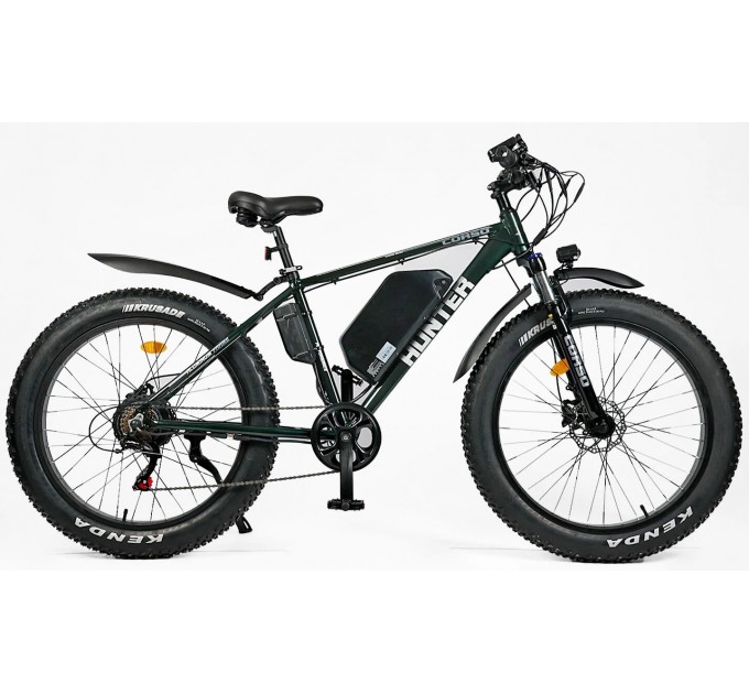 Велосипед AL 26+" Corso HUNTER 48V 20Ah 750W 2026 зелений