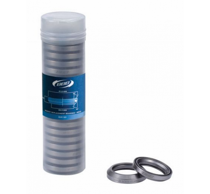 Підшипник рульової BBB BHP-185 1.5" 51.8x8мм CrMo 36град/45град MR127