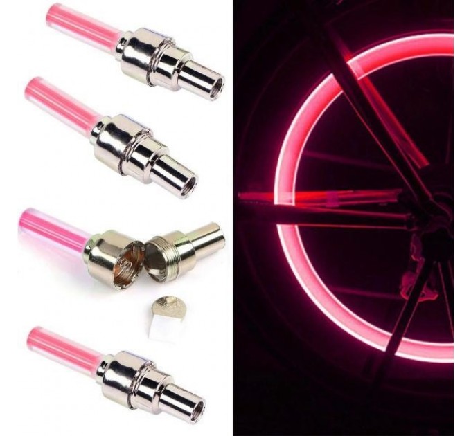 Мигалки X17 Vector 3.11-S 11LED, на AV-вентиль камеры, красные, синие и желтые