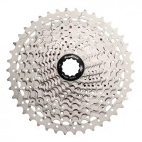 Касета інд. 11-k 11-46T SUN RACE MS7 MTB, сталевий павук, Metallic Silver