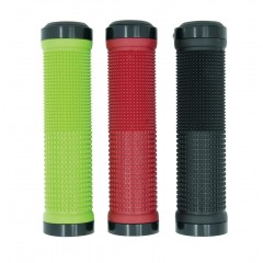 Гріпси SPELLI SBG-660-Lock, 130 мм, чорні замки, червоний