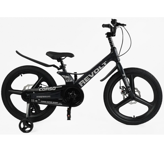 Велосипед MG 20" Corso REVOLT 2024 черный с белым