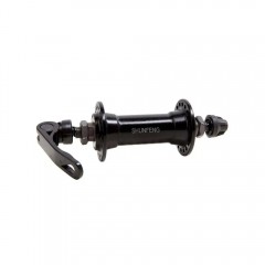 Втулка передня Shunfeng 36Н мет. під вібрейк чорна