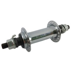 Втулка передня Shunfeng 36Н мет. під вібрейк, гайка, срібляста