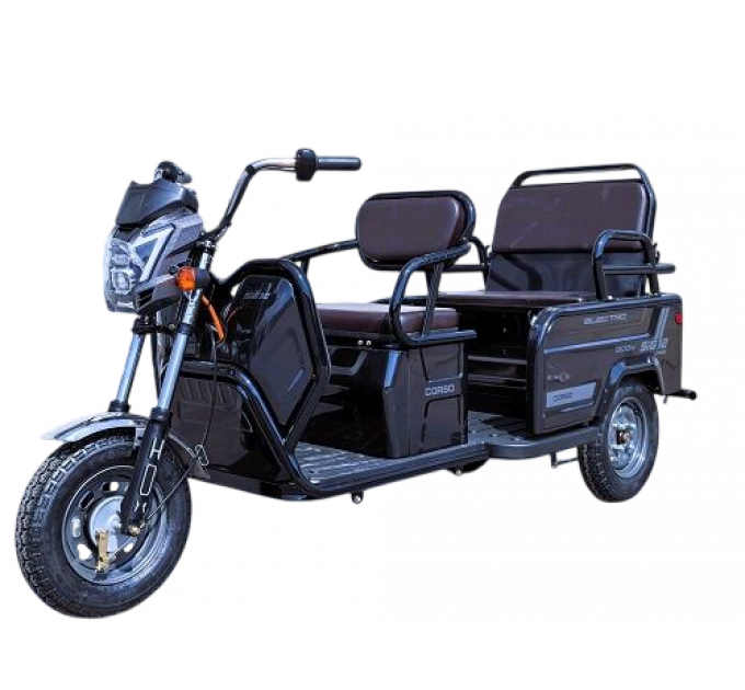 Велосипед триколісний 12" Corso Sig 12 72V 30Ah 1500W 2026 темно-сірий Велосипед триколісний 12" Corso Sig 12 72V 30Ah 1500W 2026 темно-сірий