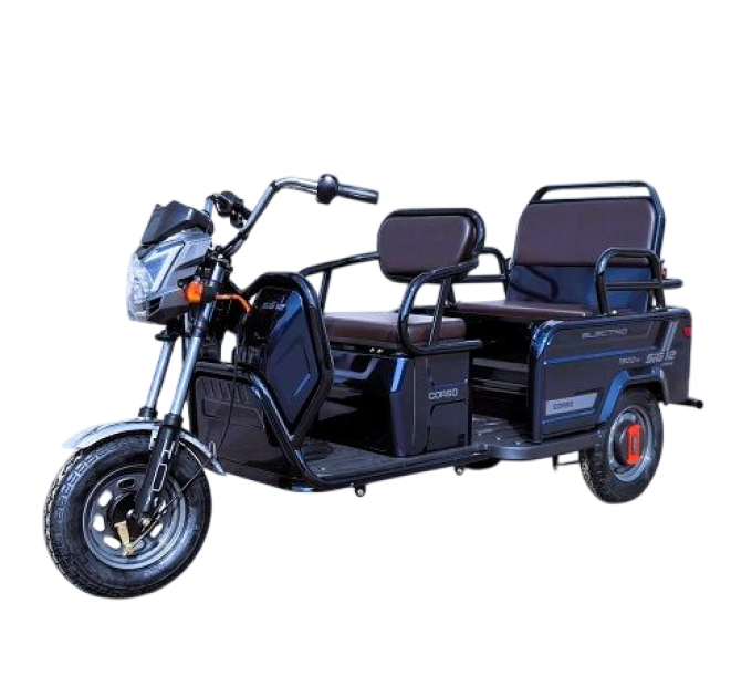 Велосипед триколісний 12" Corso Sig 12 72V 30Ah 1500W 2026 темно-синій Велосипед триколісний 12" Corso Sig 12 72V 30Ah 1500W 2026 темно-синій