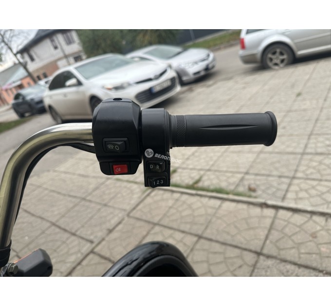Велосипед триколісний 12" Corso Sig 12 72V 30Ah 1500W 2026 темно-синій