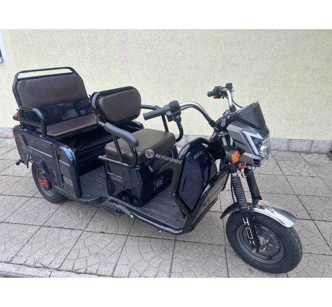 Велосипед триколісний 12" Corso Sig 12 72V 30Ah 1500W 2026 темно-синій