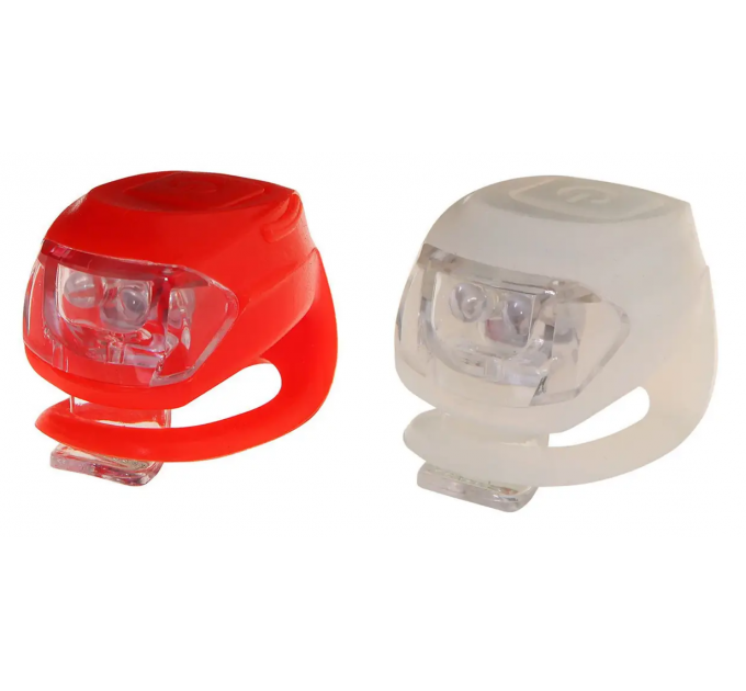Комплект світла JY-267-2 (SL-002) силіконовий RED, WHITE, BLACK